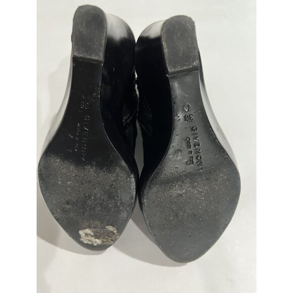 Givenchy Wedge Buckle Ankle Boots in Black - Picture 6 of 6